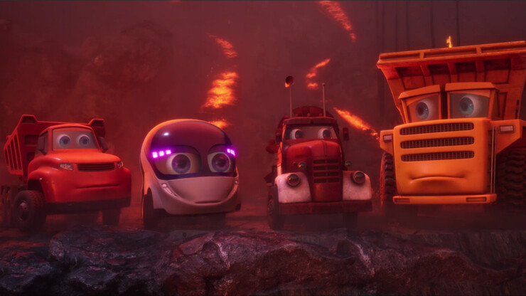 Машины против вулкана: трейлер мультфильма &laquo;Грузовички&raquo;