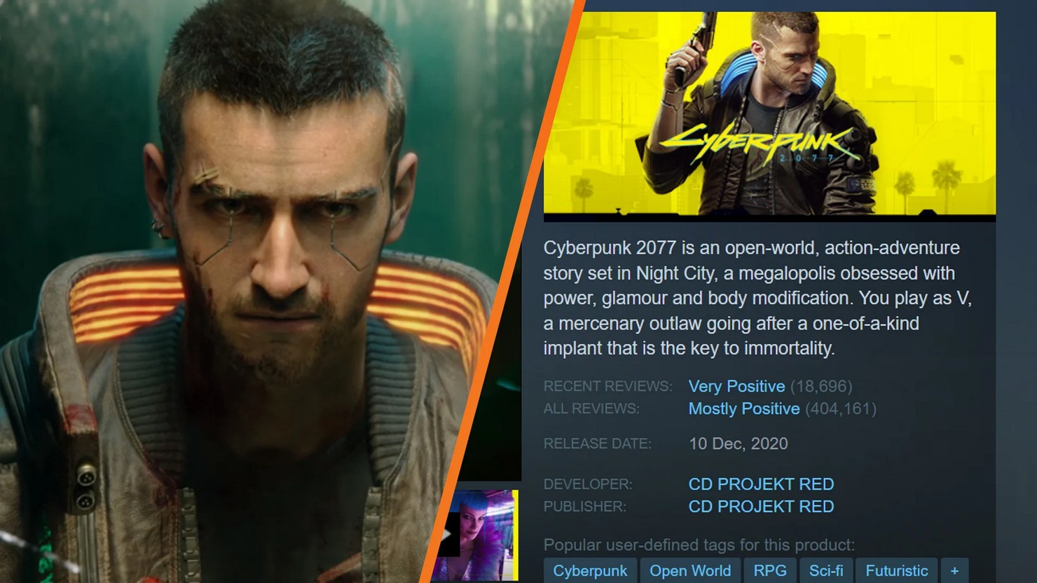 Cyberpunk 2077 — хит распродажи в Steam | КГ-Портал