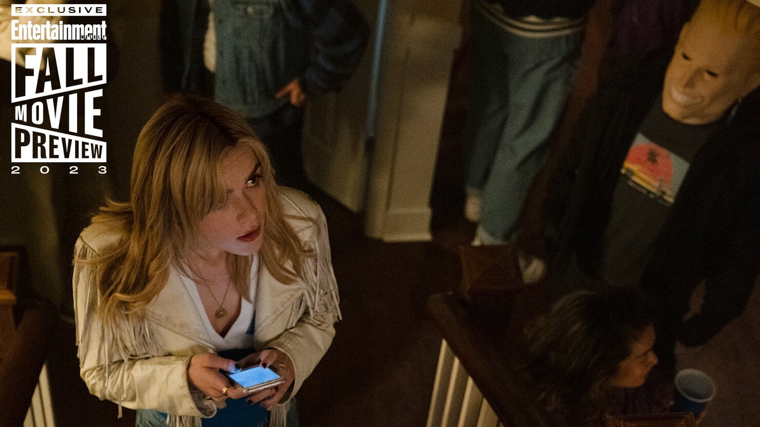 Кирнан Шипка и маньяк в маске на новом кадре ужастика «Абсолютный убийца»