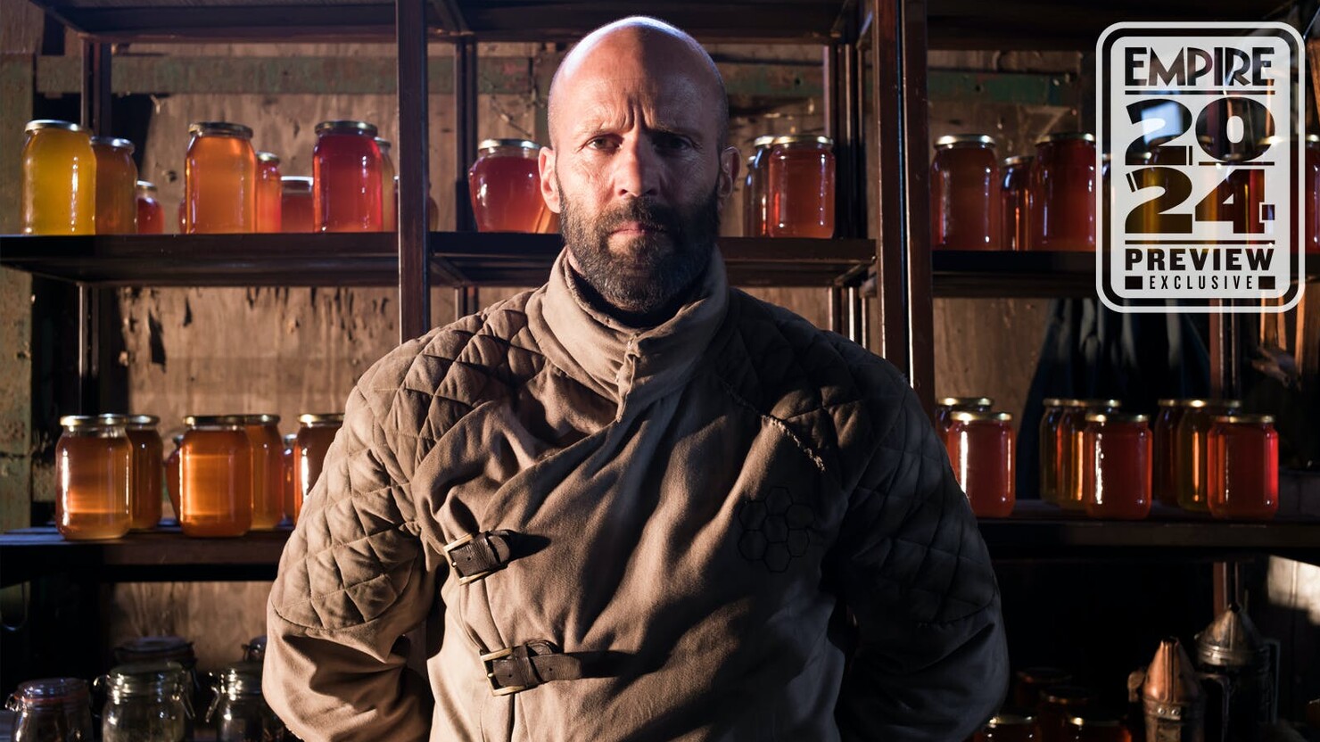 Джейсон Стэйтем ради «Пчеловода» подружился с пчёлами (фото)