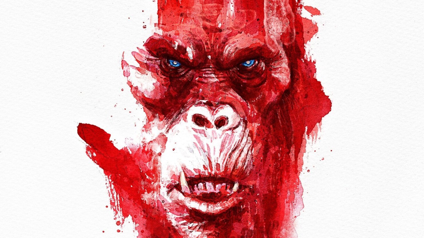 Кровавый Конг на первом постере «Годзиллы против Конга: Новой империи»