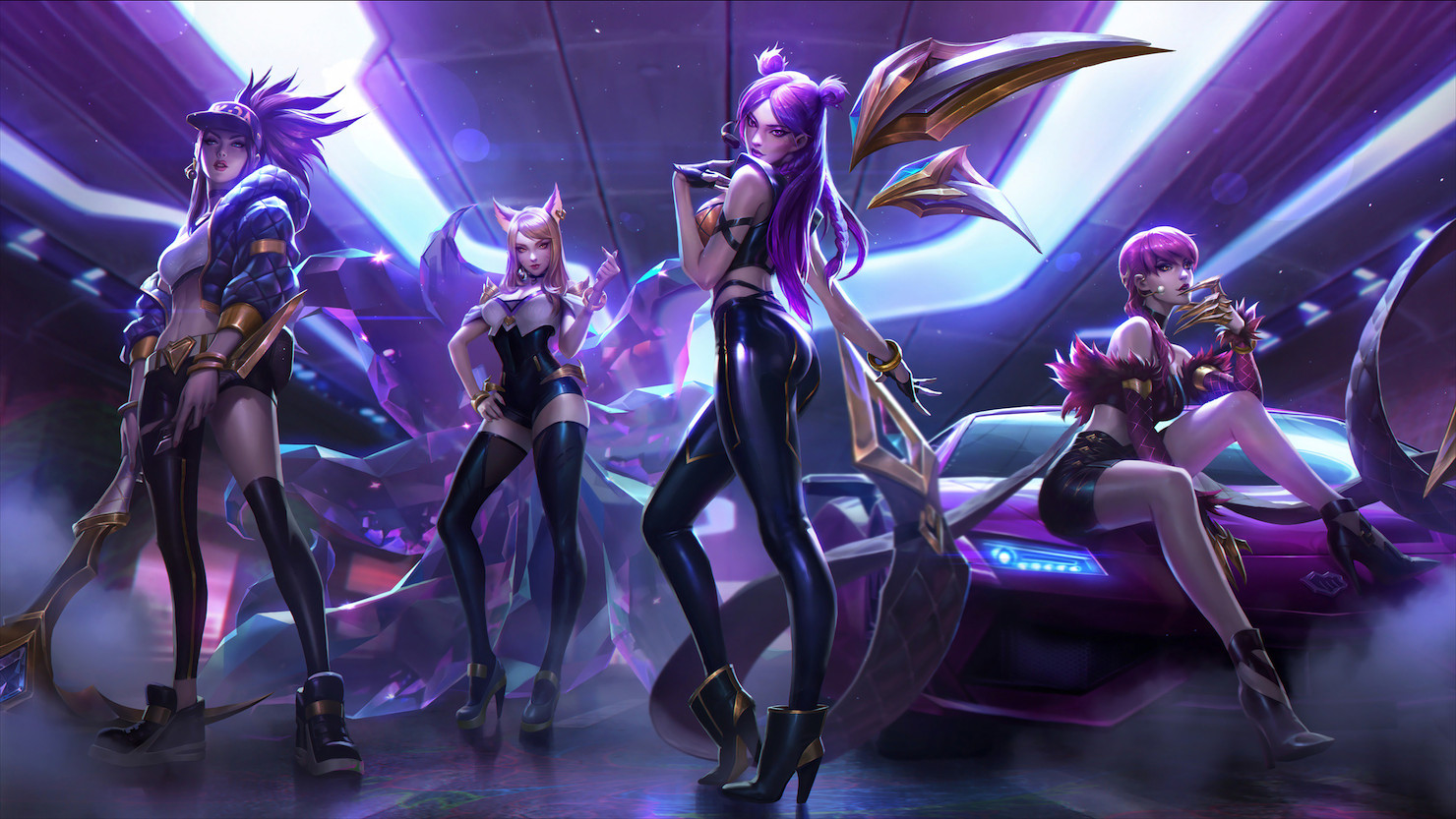 Bымышлeннaя гpyппa K/DA из игpы League of Legends выпycтилa клип нa пecню  POP/STARS | КГ-Портал