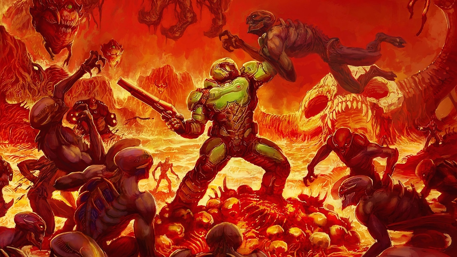 Doom in fallout 4 фото 85