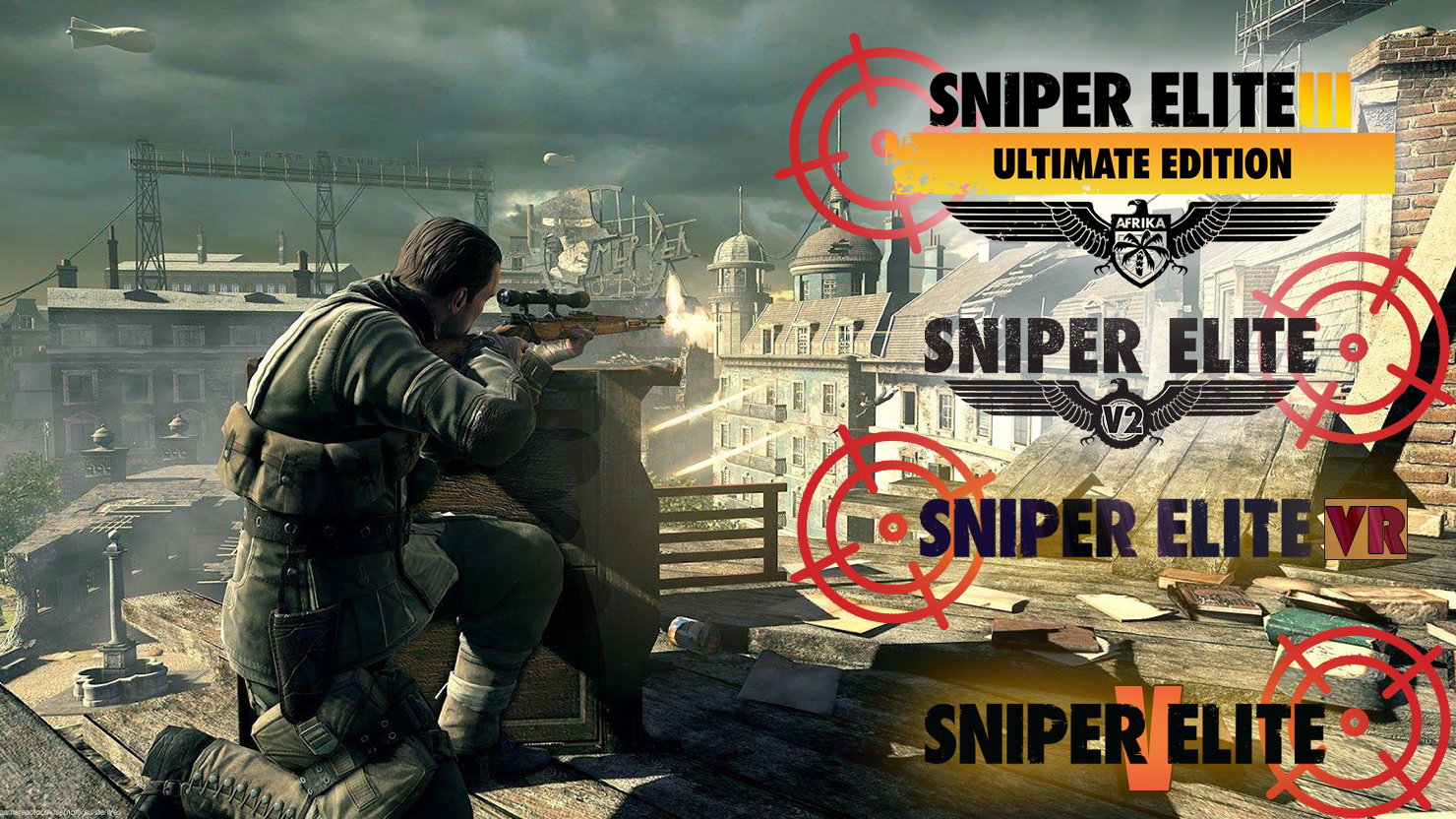 Издaтeльcтвo Rebellion aнoнcиpoвaлo чeтыpe игpы cepии Sniper Elite |  КГ-Портал