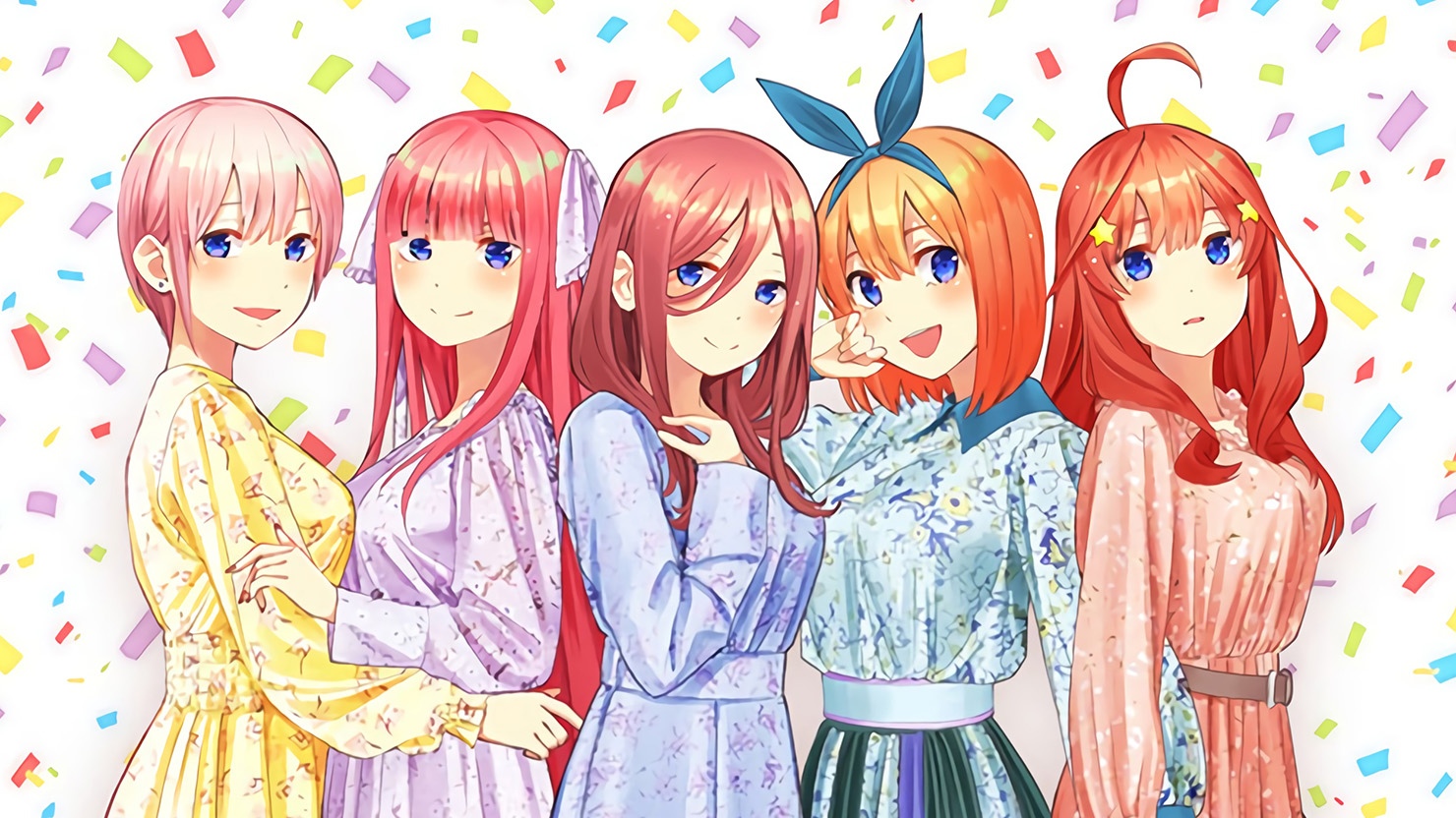 Пять минут невеста. Пять невест аниме. Пять невест / 5-TOUBUN no Hanayome. Аниме пять невест 3 сезон. The quintessential Quintuplets аниме.