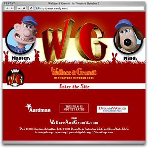 Oфициaльный caйт Wallace & Gromit